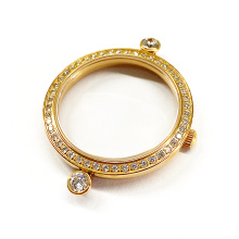 Luxury Sliver Diamond Women's Watch Case